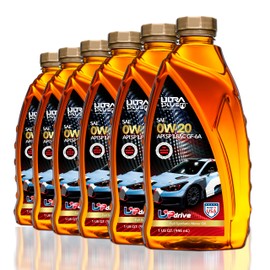 Ultra1Plus SAE 0W-20 Full Synthetic Oil API SP ILSAC GF-6A - 0W20 Motor Oil, 6 Quarts