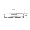 Chrome Plastic Passenger Side A/C Vent Trim. Fits 2014-2023 Fits