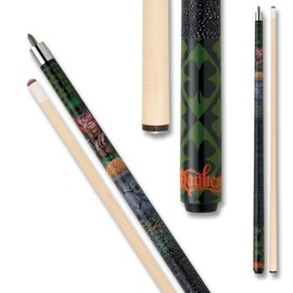 Action Mayhem Cues Adventure Series Billiards Pool Cue Stick, Leprechaun - 19oz