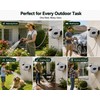 SucceBuy Retractable Garden Hose Reel 180° Swivel Bracket Wall-Mounted with