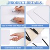 Seajan 100 Pcs Dry Erase Answer Paddle Auction Paddles White