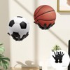 Lovgrin 2pcs Hand-Shaped Ball Holder for Boys' Room, Hand Shaped