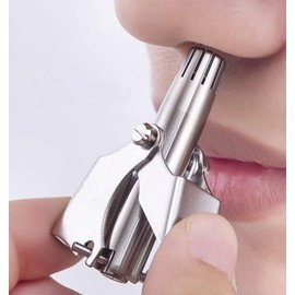 WOIWO 1 PCS Stainless Steel Nose Hair Trimmer Man Manual Nose Hair Trimmer Nose Hair Scissors Shaving Nose Hair Knife