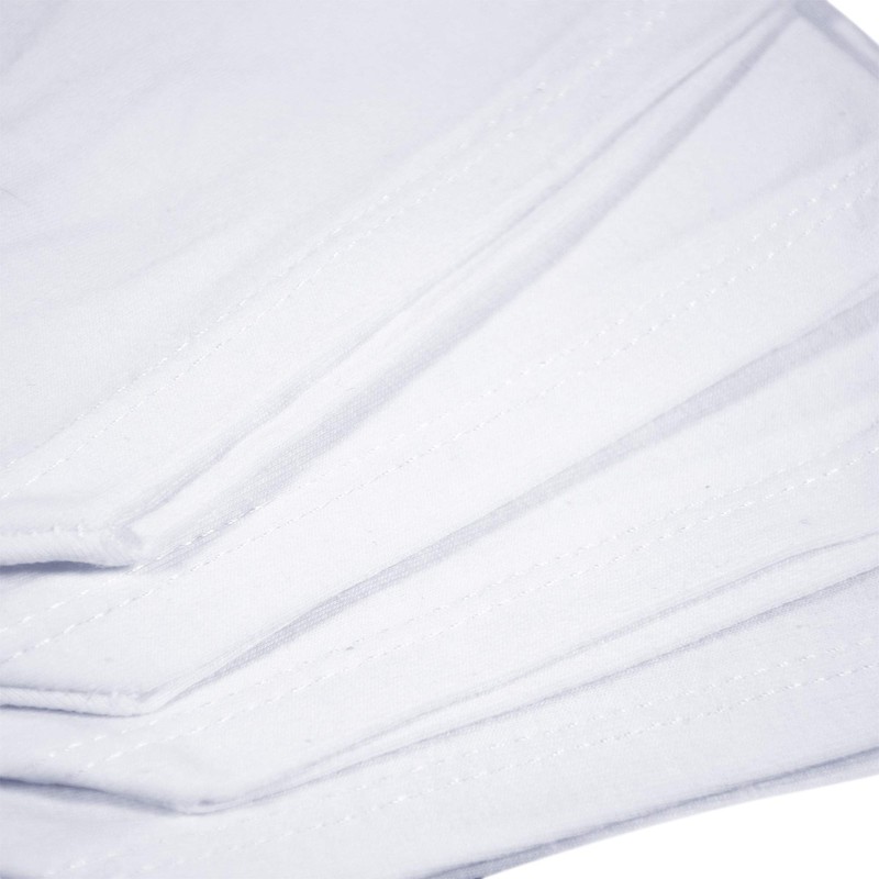 Eurow Cosmetic Moisturizing Therapy Socks, Cotton and Spandex, White, 2