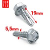Mounting Clamp Rod Mat Fence Tension Wire Holder with Self-Tapping
