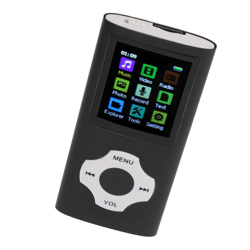 MP3 Player HiFi Lossless Rechargeable 1.8in TFT Screen Portable Music