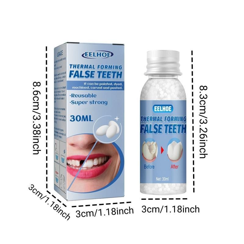EELHOE 1/2/4pcs EELHOE Moldable Dental Gel Dentures Temporary Fillings Cavities