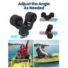 YAKHACKER Kayak Paddle Holder, Kayak Track Mount Accessories for Fishing,