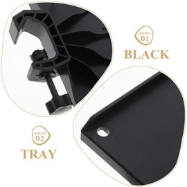 AOKWAWALIY Microphone Stand Tray Adjustable Rack Holder Microphone Stand Tray Clamp Accessory Mic Clip for Live Streaming