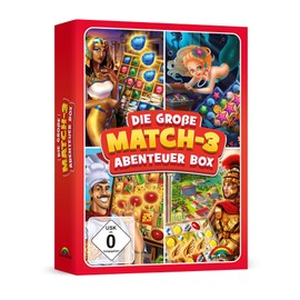 Die große Match 3 Abenteuer Box - 3 Gewinnt Spiele enthalten für Windows 11, 10, 8.1, 7