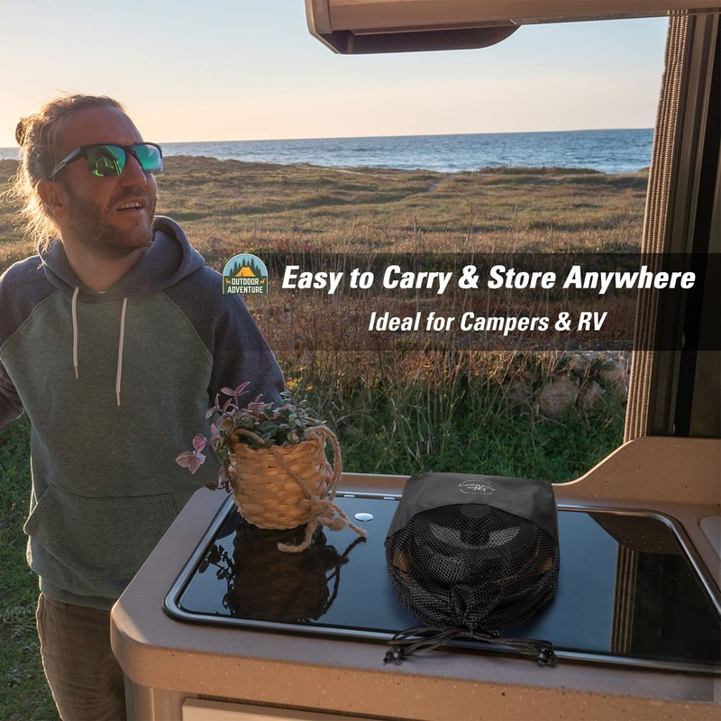 Kitchen Academy Removable Handle Induction Pots and Pans Set -