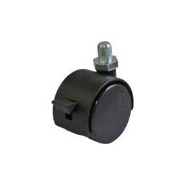 yu-ei 双輪 Casters Small with Free Car 50 Diameter Nylon Wheel M8 x 15 pt50tsm8