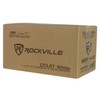 Rockville CCL6T 6" 70V Commercial Ceiling Speakers (4-Pack), White, High-Performance