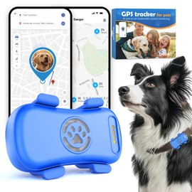 SUOFEIYA GPS Pet Tracker，Real-time Tracker for Dogs，Activity & Fitness Monitor，Virtual Fence，Waterproof，LED Light