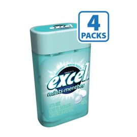 EXCEL, Fresh Mint Flavoured Mints, 12.2g, 4 Packs