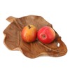 GURU SHOP Wooden Fruit Bowl, Carved Fruit Bowl, Wooden Plate,