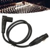 XLR to XLR Cable Elbow Male to Straight Female HiFi