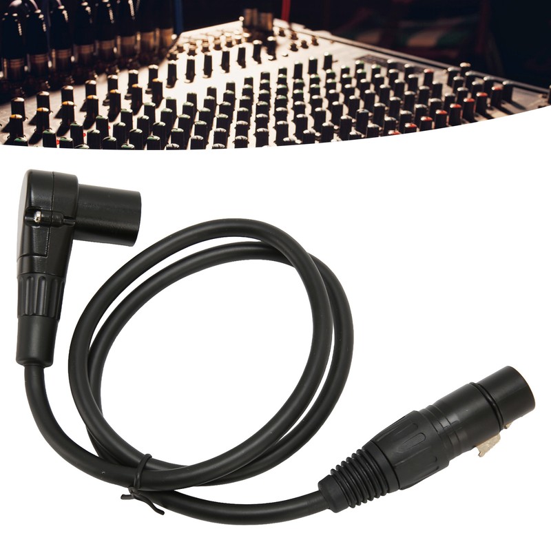 XLR to XLR Cable Elbow Male to Straight Female HiFi