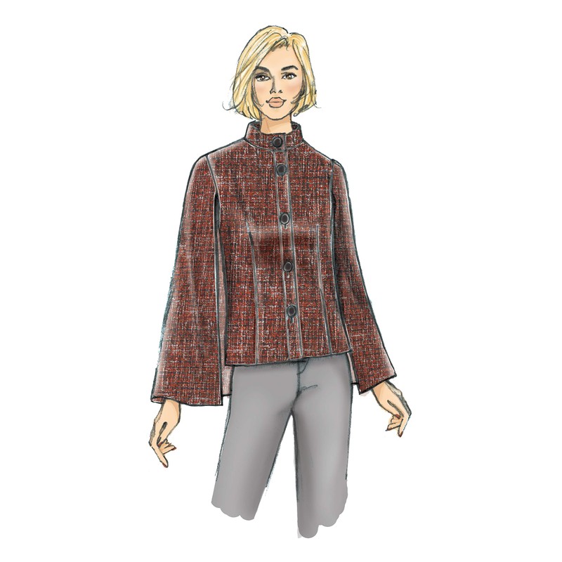 McCall's B6603, butterick, Sewing Pattern,Template, Paper, White, 14-16-18-20-22