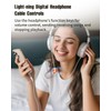 HOWJIM USB C to Light-ning Headphone Audio Adapter,PD60W Fast Charging