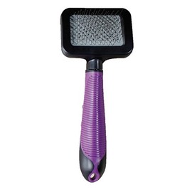 Karlie Flamingo Universal Brush with Handle for Cat – Purple/Black