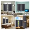 Gwine 24 Inch Long Tier Curtains for Small Window, Short