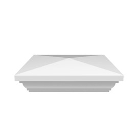 4"x4" New England Post Top, White