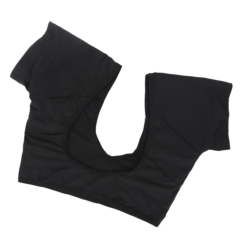 Underarm Sweat Vest Black Breathable Washable Quick Drying Armpit Sweat