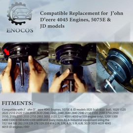 Enocos JT30040B Crankshaft Rear Main Seal Installer Tool Compatible with J'ohn D'eere 4045 152 164 180 202 219 239 329 359 414 Engine, Replace# JT30040 KCD10002A ST-218