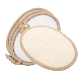 Baluue 4pcs Exfoliating Bath Loofah Sponges Gentle Shower Body Scrubber for Skin Cleansing and Back Scrubbing Soft and Material for Daily Use