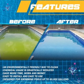 for Hybrid 4CH4002-R Pool Cleaner Ionizer Chamber Replace for Hybrid Pool Treatment System