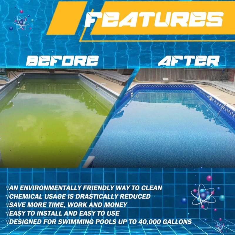 for Hybrid 4CH4002-R Pool Cleaner Ionizer Chamber Replace for Hybrid