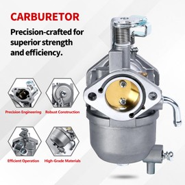 Carburetor for EZGO Kawasaki Engine RXV 2008,Gas Golf Carts TXT 2010-2015,EZ-GO Valor 2010-2014 with Fuel Pump,Carb Repalce OEM # 808656 602061 72873G01
