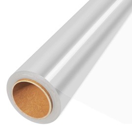 JOYIT 50' Long X 35” Wide Clear Cellophane Wrap Roll - 3 Mil Thicker Cellophane Roll, Clear Bags for Gifts Baskets Wrap, Flower Arts Crafts Food Treats Wrapping