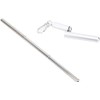 Kit de pajillas acero inoxidable retráctiles reutilizables con cepillo limpieza