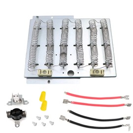 503978 Dryer Heating Element Kit Replaces 510329, 510325P, Y503978, 61928, 61929, 14218929，61927, 503404 Compatible with speed Queen,Whirlpool,Amana, Admiral, Crosley, Magic Chef, Maytag