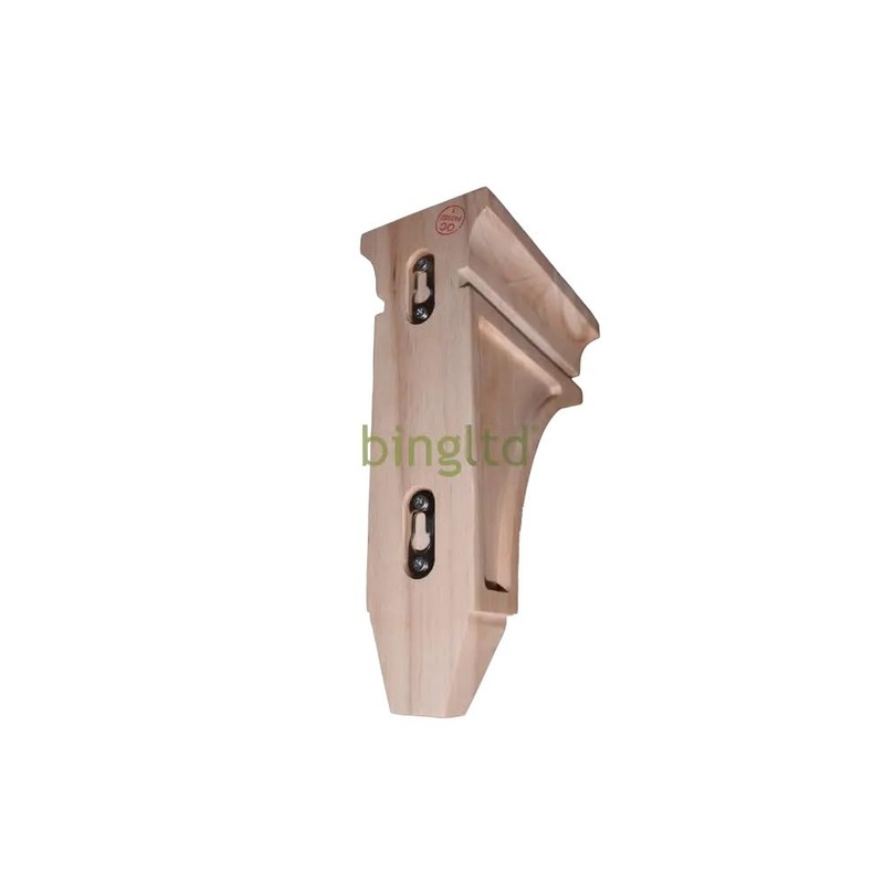 BingLTD - 10" Corbel Rustic Solid Hardwood Bracket - 1