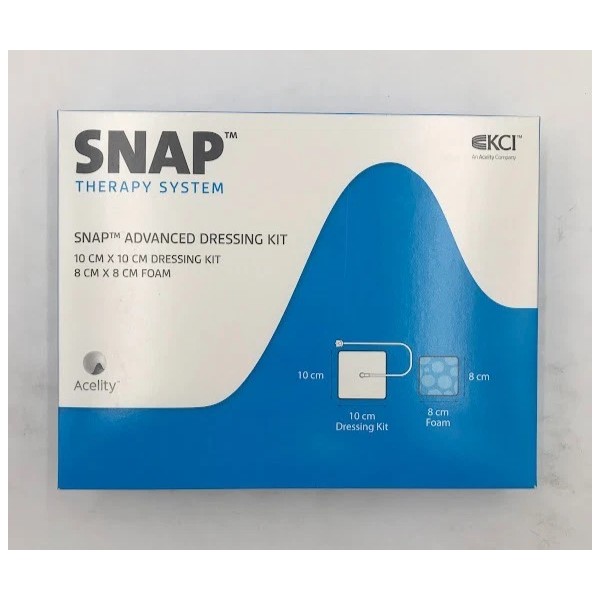 Snap KCI Snap Advanced System 10x10 CM Dressing Kit, 8