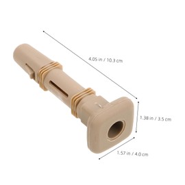 Mipcase 2pcs Durable Car Seat Headrest Guide Inserts Adjustable Plastic Locking Design for Rear Seat Headrests Reduces Neck Discomfort