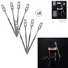 COOK CONCEPT, KA5996, Stainless Steel Stirrers for Coffee and Aperitifs,