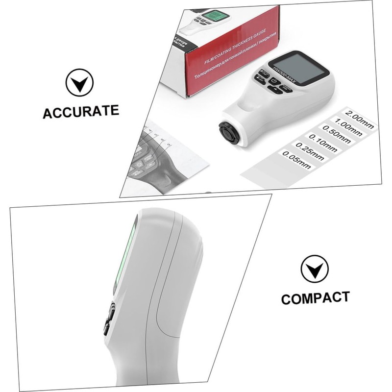 GLEAVI Digital Paint Gauge for Automotive Coating Coating Thickness Tester