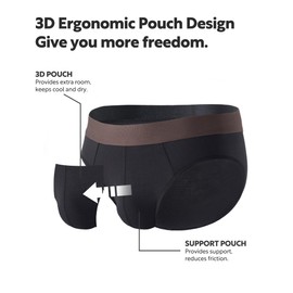 DAVID ARCHY Mens Briefs Rayon Made from Bamboo Underwear Pouch Comfort Fit Super Soft Comfort 4 Pack