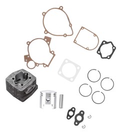 Kit de Cilindro de Bicicleta Motorizada de 80 con Juego de Juntas de Pistón de 47 mm: Aleación de Aluminio de Primera Calidad, Reemplazo para un Rendimiento Más