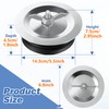 Dreyoo 2 Pcs 6 Inch End of Pipe Gripper Mechanical