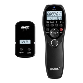 ayex AX-5 VT Photo & Video Timer Wireless Remote Shutter Release Compatible with Sony S2 for Camcorders and Cameras e.g. HDR-CX220E HDR-PJ220E HDR-CX290E A7R4 A9 A7 Combination Device