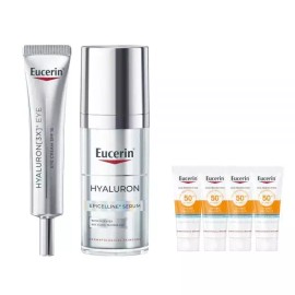 Yuselin 유세린 하이알루론 에피셀린 세럼 30ml + 아이크림 15ml 2종 세트 Hyacelin Hyaluronic Acid Episcellin Serum 30ml + Eye Cream 15ml 2-Piece Set [2-piece set]
