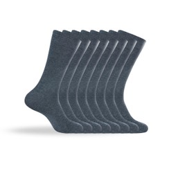 coskin Men's Dress Socks Cotton Blend, Formal, Moisture-Wicking, Breathable, Comfortable Socks for Office, Business, Suits, and Formal Wear,10 to 13, 4-Pairs(4 Dark Grey)