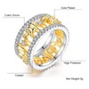 Yarrzhen 925 Sterling Silver Cubic Zirconia Yellow Gold Beautiful Elephant