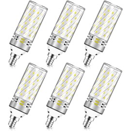 inShareplus LED Light Bulb, 16W E12 Base, 1500LM 120W Equivalent, Non-Dimmable, Nature White 4000K, 6Pack