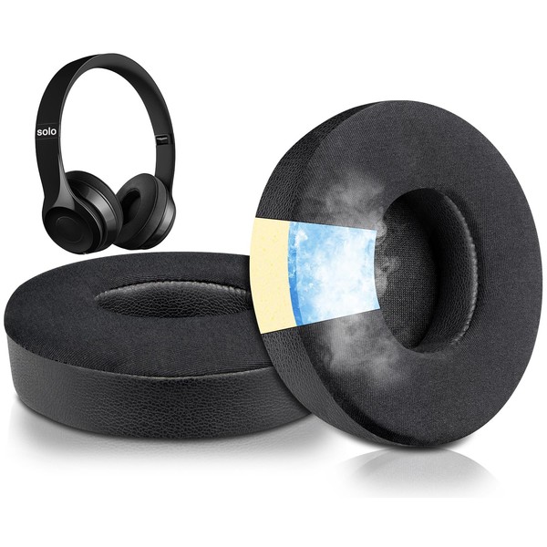 SoloWIT Cooling Gel Replacement Ear Pads Cushions for Beats Solo